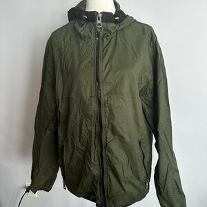 Guess Men's Forest Green Windbreaker